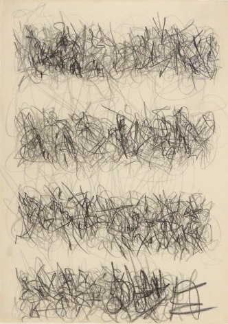 Le&oacute;n Ferrari, Sin T&iacute;tulo, 1976. Drawing, Graphite on paper, 27 1/8 x 21 1/8 in. (68.9 x 53.8 cm.)