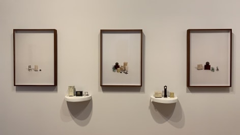 Liliana Porter, For Sale series, installation view.