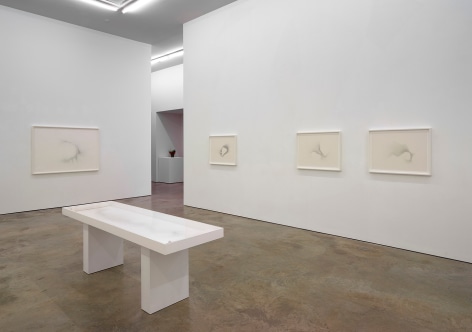 Installation view of Gustavo D&iacute;az: Confronting Silence at Sicardi | Ayers | Bacino, 2022.