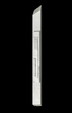 Untitled, 1989,&nbsp;Drawing on marble,&nbsp;32 1/4 x 1 15/16 x 2 5/16 in. (82 x 5 x 6 cm.)