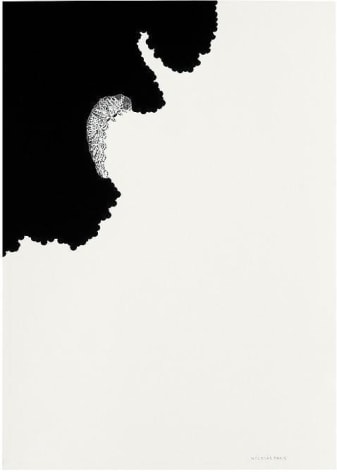 Nicol&aacute;s Paris, Oruga, 2008. Lithograph, 16 1/2 in. x 12 in.