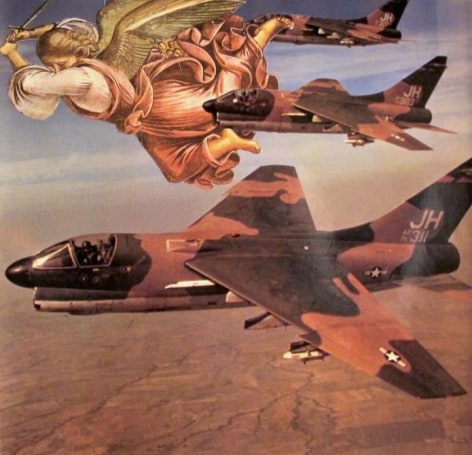 Le&oacute;n Ferrari, Untitled, 1986. Collage, 9 x 9 3/16 in. / 22.9 x 23.4 cm.