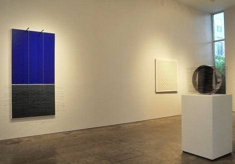 Jes&uacute;s Rafael Soto, Luis Tomasello, Sicardi Gallery installation view, 2010