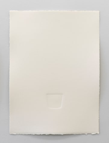 Reynier Leyva Novo, Solid Void #11, 2022. Embossed paper [Fabriano 300 lb.], 22 x 30 in.&nbsp;(55.9 x 76.2 cm.)