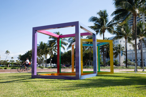 &nbsp;, Graciela Hasper,&nbsp;Intemperie, 2019. Installation view in Collins Park, The Bass Museum, City of Miami Beach.