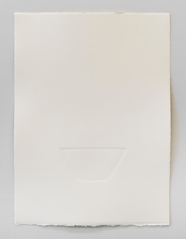 Reynier Leyva Novo, Solid Void #6, 2022. Embossed paper [Fabriano 300 lb.], 22 x 30 in.