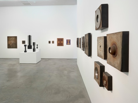 Installation view of Elsa Gramcko: The Invisible Plot of Things at Sicardi Ayers Bacino, 2022.