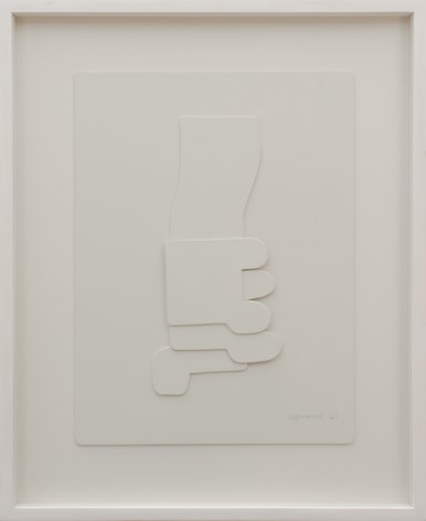 Eduardo Ram&iacute;rez Villamizar, Vertical Relief, 1961, Painted wood, 15 &frac34; x 11 13/16 x 1 3/16 in.