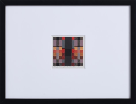 Fanny San&iacute;n, Study for painting No 2 (4), 1983. Acrylic on paper, 16 ⅝ x 21 15/16 x 1 ⅛ in. (42.2 x 55.7 x 2.9 cm.)