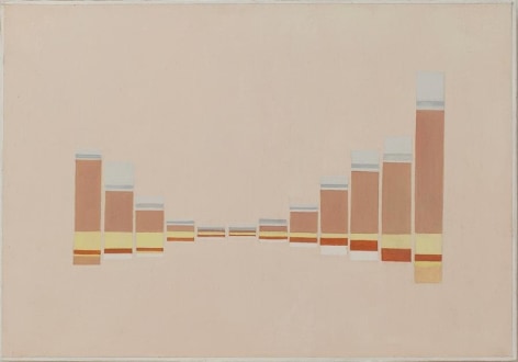 Melanie Smith, Diagram 47, 2016. Oil on wood, 10 5/8 x 15 in.