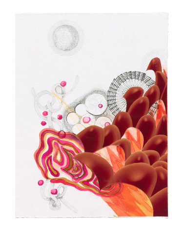 Melanie Smith, Collage 9, 2022. Collage, 11 1/4 x 8 3/8 in. (28.5 x 21.3 cm.)