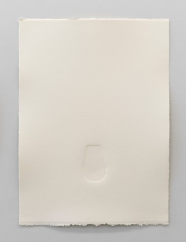 Reynier Leyva Novo, Solid Void #12, 2022. Embossed paper [Fabriano 300 lb.], 22 x 30 in.&nbsp;(55.9 x 76.2 cm.)