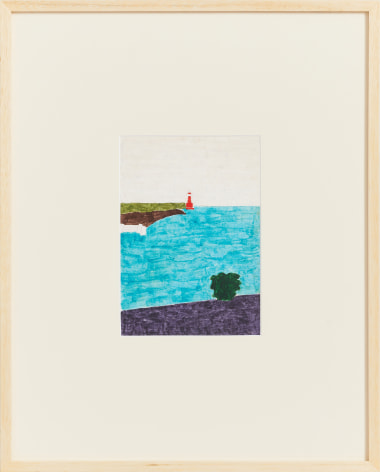 Eleonore Koch,&nbsp;Untitled, 1976. Graphite and tempera on paper, 8 &frac12; x 6 in. (21.7 x 15.4 cm.)