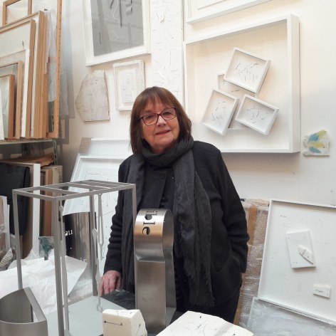 Marie Orensanz in her Paris studio, 2020. Photo courtesy of Marie Orensanz&nbsp;
