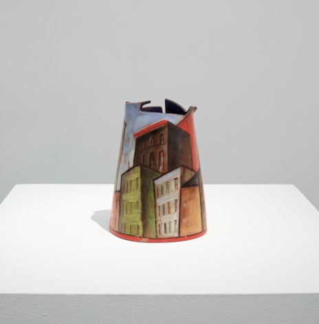 Lidya Buzio, XV, 2007. Painted earthenware, 10 3/4 x 7 in. (27.3 x 17.8 cm.)