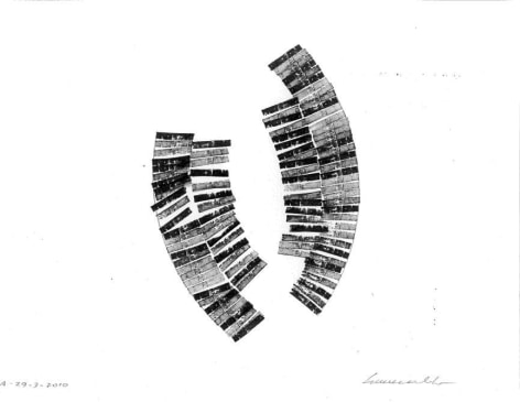 S&eacute;rvulo Esmeraldo, Untitled, 2010. Ink on paper, 11.8 x 8.3 in.  / 30 x 21 cm.