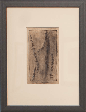 Jos&eacute; Gurvich, Untitled, 1961. Ink on paper, 8 x 4 3/4 in. / 20.3 x 12 cm.