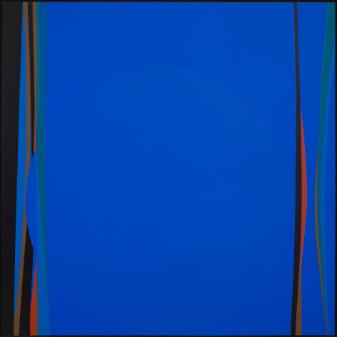 Mercedes Pardo, Luna azul [Blue Moon], 1991. Acrylic on canvas, 67 11/16 x 67 11/16 in.