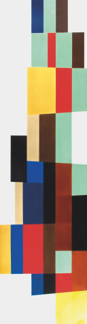 Alejandro Otero, Tabl&oacute;n 31 [Plank 31], 1990. Industrial enamel on wood, 78 11/16 x 21 5/8 in. (200 x 55 cm.)