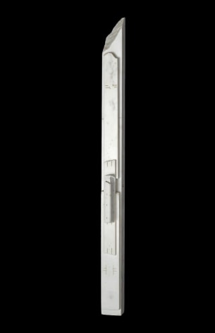 Marie Orensanz,&nbsp;Untitled, 1989,&nbsp;Drawing on marble,&nbsp;29 1/8 x 1 15/16 x 2 5/16 in.&nbsp;
