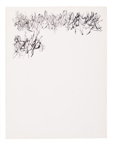 Le&oacute;n Ferrari, Sin T&iacute;tulo, 1976. Ink on paper, 8 5/8 x 7 3/8 in. (21.9 x 18.7 cm.)