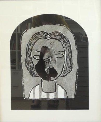 Geraldo Barros. The Shoe Girl, Tatuape Cemetery, S&atilde;o Paulo, 1949/1994. Silver Gelatin Print. 26 x 22 in. (66 x 55.9 cm.)