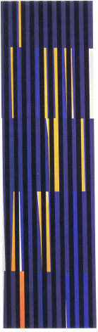Alejandro Otero, Coloritmo 47 [Colorhythm 47], 1971. Industrial enamel on wood, 78 11/16 x 22 in. (200 x 56 cm.)