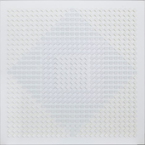 Luis Tomasello,&nbsp;Atmosph&egrave;re Chromoplastique N&deg; 271, 1971. Acrylic on wood, 53 1/4 x 53 1/4 x 3 1/3 in. (135.3 x 135.3 x 7.6 cm.)