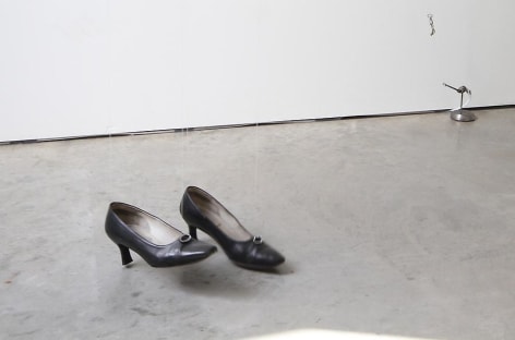Adr&iacute;ana Salazar, Samba, Edition 1/2, 2010, Installation, motor, nylon wire, pulleys and shoes