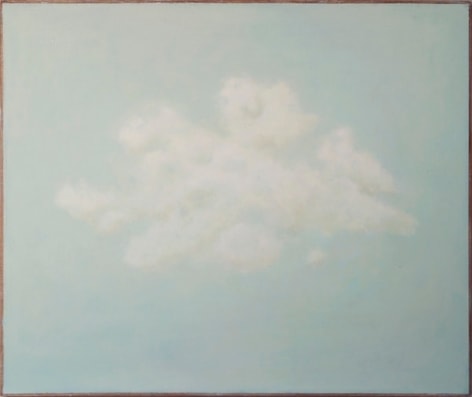 Melanie Smith, Cloud 7, 2016. Oil on wood, 11 12/16 x 14 3/16 in.