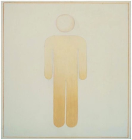 Melanie Smith, Empty Body 11, 2016. Oil and encaustic on wood, 10 1/4 x 9 7/16 in.