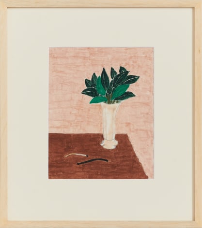 Eleonore Koch,&nbsp;Untitled, 1981, Graphite, tempera and collage on paper, 8 &frac34; x 6 ⅞ in. (22.3 x 17.6 cm.)
