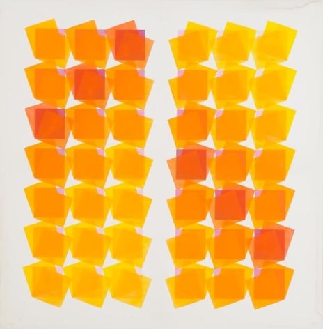 Manuel Espinosa, Gnossionnes III, 1973, Acrylic on canvas, 39 3/8 in. x 39 3/8 in.