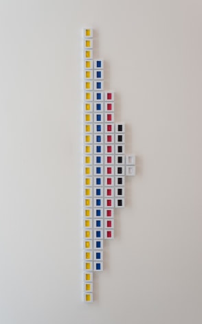 Marco Maggi, Volume, 2013. Cuts and folds on 70 35mm color paper