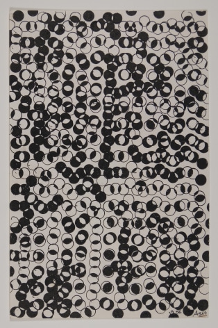 Antonio Asis, Untitled, 1960, Ink on paper,&nbsp;8 1/4 x 5 5/16 in. (21 x 13.5 cm.)