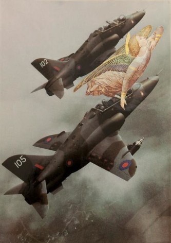 Le&oacute;n Ferrari, Untitled, 1986. Collage, 12 3/4 x 9 3/16 in. / 32.4 x 23.3 cm.