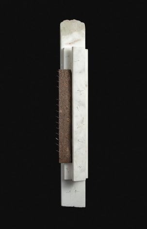 Marie Orensanz,&nbsp;Untitled, 1991,&nbsp;Drawing and mixed media on marble,&nbsp;14 15/16 x 4 5/16 x 2 3/4 in.&nbsp;