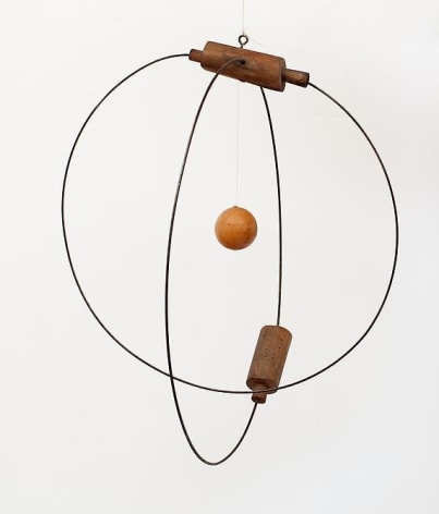 Carmelo Arden Quin, Movile, 1950, Wood, metal, and monofilament, 9 7/8 in.