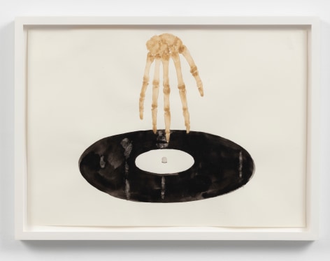 Jorge Macchi,&nbsp;Welcome Black, 2018,&nbsp;Watercolor and gouache on paper,&nbsp;11 11/16 x 16 1/2 in. (29.7 x 42 cm.).&nbsp;Courtesy of Alexander and Bonin.