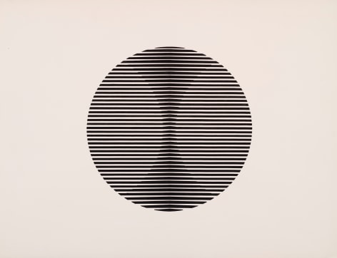 Manuel Espinosa, Untitled [Serie Op. Grande], 1978. Ink on paper, 19 5/8 x 25 3/4 in. (49.8 x 65.4 cm.)