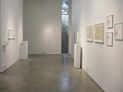 Marked Pages III, Sicardi Gallery installation view, 2011