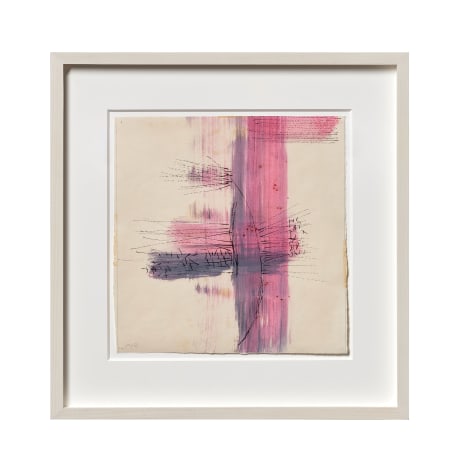 GEGO - Gertrud Goldschmidt, Untitled, 1957. Watercolor on paper,&nbsp;16 &frac12; x 16 ⅛ in. (41.9 x 41 cm.)