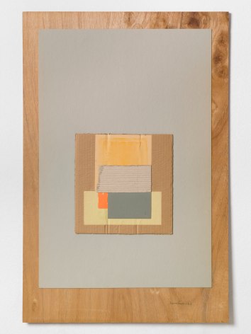Louise Nevelson, Untitled, 1963, cardboard, printed paper and wood collage on board, 36 x 23 &frac34; in. &copy; 2025 Estate of Louise Nevelson / Artists Rights Society (ARS), New York