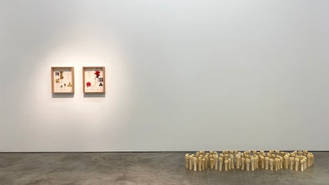 Installation view of the exhibition Nature at Sicardi Ayers Bacino, 2020.