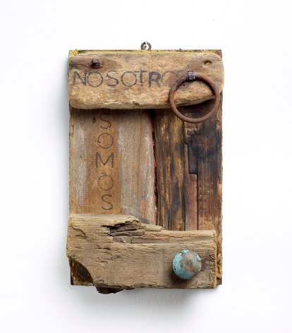 Elsa Gramcko, Bocetos para expresar nuestro tiempo [Sketch to express our times], 1976. Wood, 11 3/4 x 7 1/2 in.