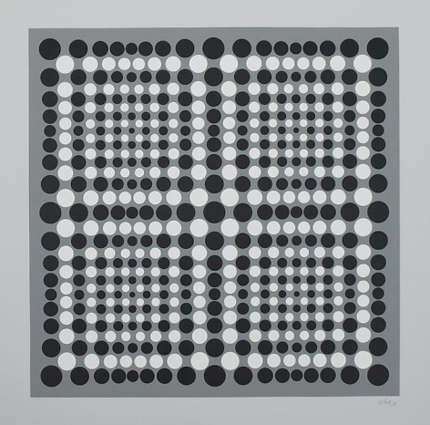 Julio Le Parc, Untitled, c. 1960&#039;s. Serigraph, 25 3/4 in. x 25 3/4 in.