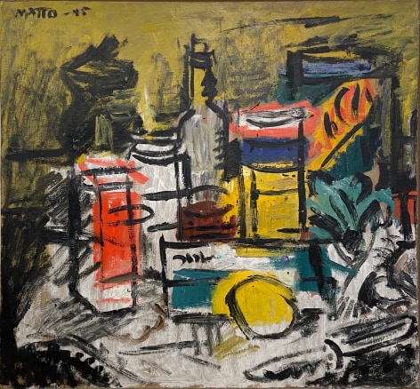 Francisco Matto, Bodegon, 1945. Oil on board, 20 1/16 x 21 5/8 in.