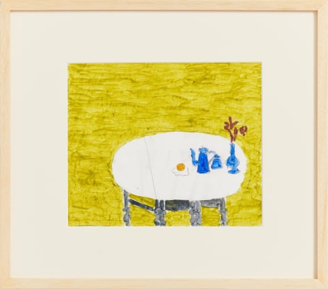 Eleonore Koch,&nbsp;Untitled, 1971. Crayon, graphite and tempera on paper, 7 &frac12; x 9 in. (19.2 x 22.9 cm.)