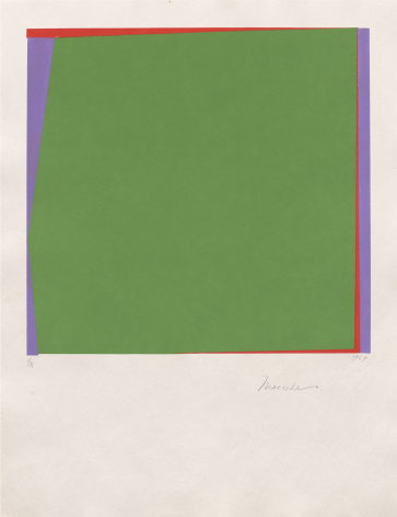 Mercedes Pardo, Untitled, Edition of 11, 1969.&nbsp;Serigraph on paper, 26 3/16 x 20 1/16 in.