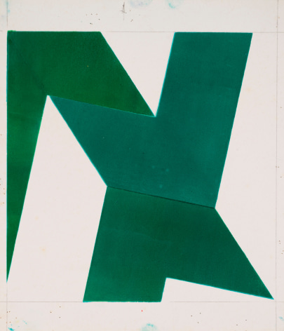 Manuel Espinosa, Untitled, [Serie Lit. color sobre blanco], . Lithographic ink on paper, 7 7/8 x 7 7/8 in.